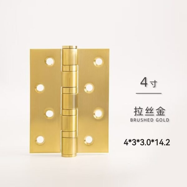 微信图片_20250703001832 Stainless Steel Door Hinges - 4 x 3 Inch Ball Bearing Hinges with Square Corners - Heavy Duty