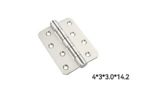 微信图片_20250703001821 Ball Bearing Door Hinges, 4 x 3 Inches Door Hinges, Heavy Duty Stainless Steel Hinges, 5/8'' Radius Corner, Smooth and Quiet, Non Removable Pin, Brushed Nickel