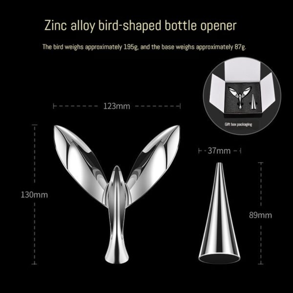 New Flying Bird Bottle Opener Metal Creative Gift Set Bottle Opener Suspension Beer Bottle Opener