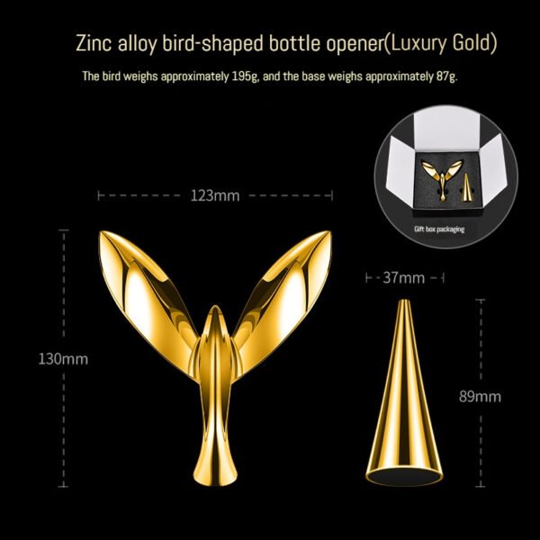 New Flying Bird Bottle Opener Metal Creative Gift Set Bottle Opener Suspension Beer Bottle Opener