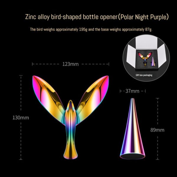 New Flying Bird Bottle Opener Metal Creative Gift Set Bottle Opener Suspension Beer Bottle Opener