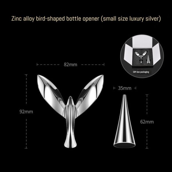 New Flying Bird Bottle Opener Metal Creative Gift Set Bottle Opener Suspension Beer Bottle Opener