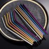 Customized Metal Drinking Eco Friendly 304 Stainless Steel BPA Free Metallic Straw
