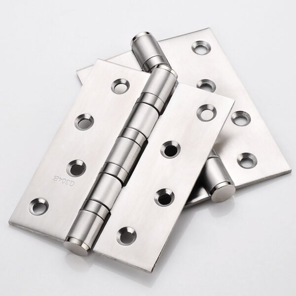 Stainless steel sliding hinge with thickened silent bearing hinge 304 hinge for 4-inch and 5-inch doors, folding hinge for wooden doors