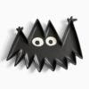 2025 Saints' Day Halloween Decor Black bat  Plate New Arrival Tableware Factory
