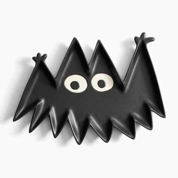 2025 Saints' Day Halloween Decor Black bat  Plate New Arrival Tableware Factory