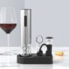 Premium Gift Set Electric Wine Opener Promotional Gift Electric Wine Opener Battery Rechargeable Operated Wine Opener