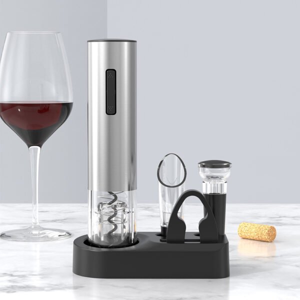 Premium Gift Set Electric Wine Opener Promotional Gift Electric Wine Opener Battery Rechargeable Operated Wine Opener