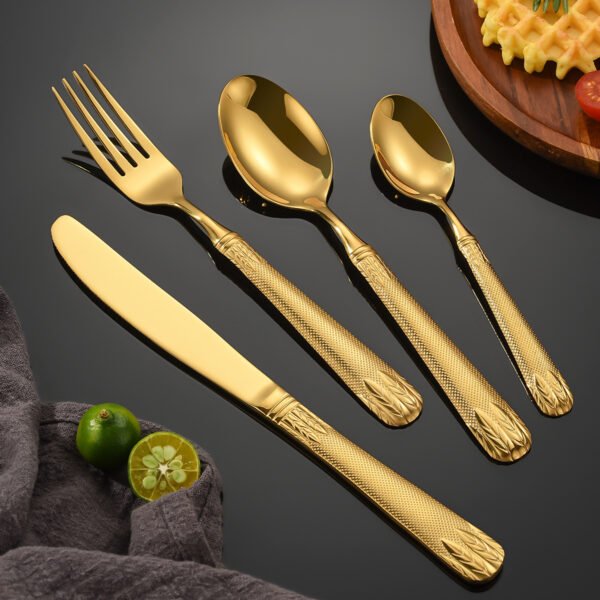 CJ-0001 Wheat ear steak knife and fork