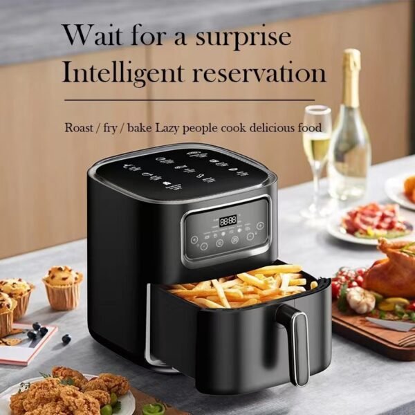 New Arrival Hot Sale High-capacity Mechanical Knob Smart 10L 2400w air Fryer Oven Silver Crest Electric Deep Fryer