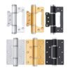 Hydraulic 5-inch hinge can be used for bufferless concealed doors. It features damping effect, silent spring, and is suitable for both left and right installation on wooden doors. It will rebound and supports customization of other sizes