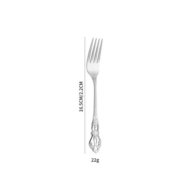 CJ-0015   Bulk Gold Titanium Dinner Knife Spoon Fork Cutlery Set Luxury High Quality Stainless Steel