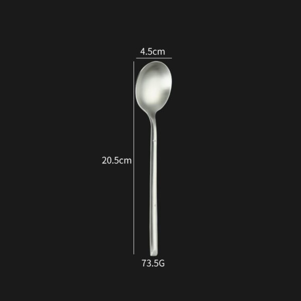 CJ-0018   Wholesale Fork Knife and Spoon Silver Besteck Set 4pcs/5pcs Silverware Stainless Steel Flatware Thicken Cutlery Set for Feast
