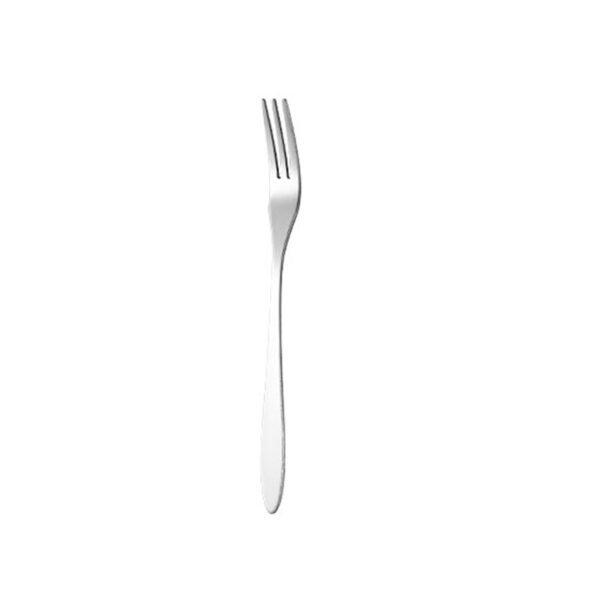 CJ-0021   304 stainless steel thickened fruit fork, dessert fork, cake fork, double-toothed and triple-toothed western dining fork. The color and material can be customized