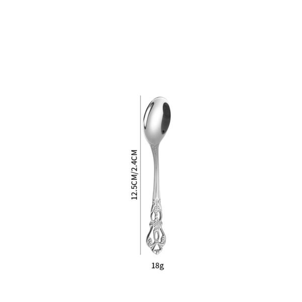CJ-0015   Bulk Gold Titanium Dinner Knife Spoon Fork Cutlery Set Luxury High Quality Stainless Steel