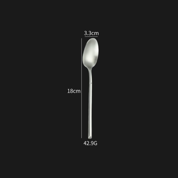 CJ-0018   Wholesale Fork Knife and Spoon Silver Besteck Set 4pcs/5pcs Silverware Stainless Steel Flatware Thicken Cutlery Set for Feast