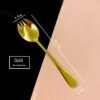 CJ-0016   Custom logo Easy Clean and Carry Mirror Polish Reusable Stainless Steel Metal Spork Metalen