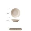High-end Kitchen Tableware Ceramic Bowl Plates Sets Nordic White Ceramic Dinnerware Sets Luxury Crockery Dinner Sets