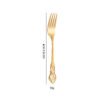 CJ-0015   Bulk Gold Titanium Dinner Knife Spoon Fork Cutlery Set Luxury High Quality Stainless Steel
