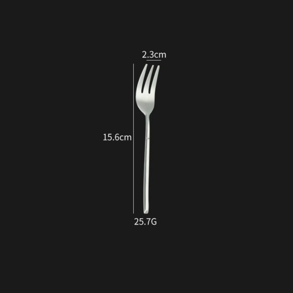 CJ-0018   Wholesale Fork Knife and Spoon Silver Besteck Set 4pcs/5pcs Silverware Stainless Steel Flatware Thicken Cutlery Set for Feast