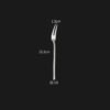 CJ-0018   Wholesale Fork Knife and Spoon Silver Besteck Set 4pcs/5pcs Silverware Stainless Steel Flatware Thicken Cutlery Set for Feast