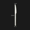 CJ-0018   Wholesale Fork Knife and Spoon Silver Besteck Set 4pcs/5pcs Silverware Stainless Steel Flatware Thicken Cutlery Set for Feast