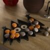 2025 Saints' Day Halloween Decor Black bat  Plate New Arrival Tableware Factory