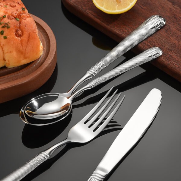CJ-0001 Wheat ear steak knife and fork