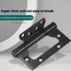 3mm thick 304 stainless steel interlocking hinges. Installation does not require slotting. Home door silent hinge with bearing. Available in 4" and 5" sizes. Multiple colors are available. Custom sizes can be provided