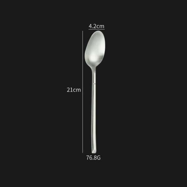 CJ-0018   Wholesale Fork Knife and Spoon Silver Besteck Set 4pcs/5pcs Silverware Stainless Steel Flatware Thicken Cutlery Set for Feast
