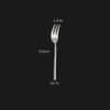 CJ-0018   Wholesale Fork Knife and Spoon Silver Besteck Set 4pcs/5pcs Silverware Stainless Steel Flatware Thicken Cutlery Set for Feast