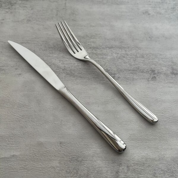 CJ-0022   304 stainless steel thickened western dining set including steak knife, dinner knife, main meal fork, main meal spoon, main soup spoon, dessert knife, dessert fork, dessert spoon, tea spoon, tea fork, butter knife, coffee spoon, fruit fork, ice scoop