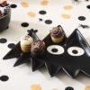 2025 Saints' Day Halloween Decor Black bat  Plate New Arrival Tableware Factory