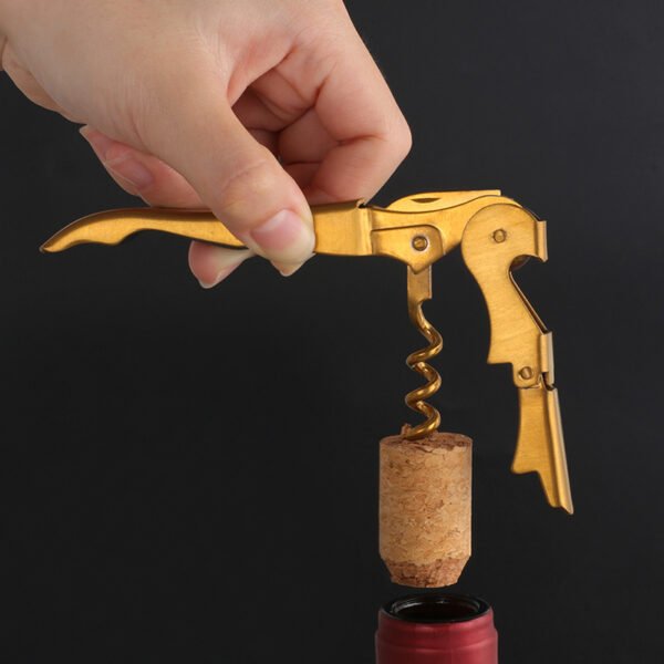 Customizable Logo Portable Multifunction Metal Wine Beer Bottle Opener Corkscrew for Wedding Parties Casual Gatherings Kitchen