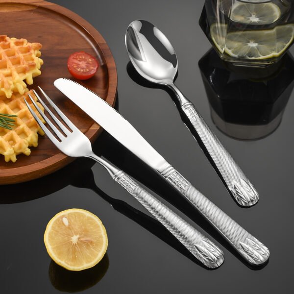CJ-0001 Wheat ear steak knife and fork