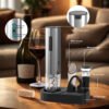 Premium Gift Set Electric Wine Opener Promotional Gift Electric Wine Opener Battery Rechargeable Operated Wine Opener