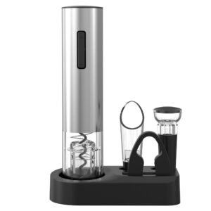 主图_4 Premium Gift Set Electric Wine Opener Promotional Gift Electric Wine Opener Battery Rechargeable Operated Wine Opener