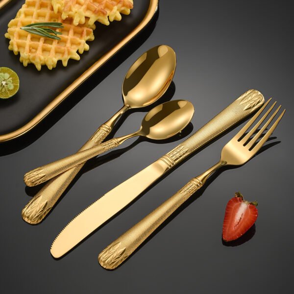 CJ-0001 Wheat ear steak knife and fork