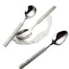 CJ-0019  Stainless steel 304 household soup spoon - Thick and cute tableware meteorite series - Creative high appearance level soup spoon