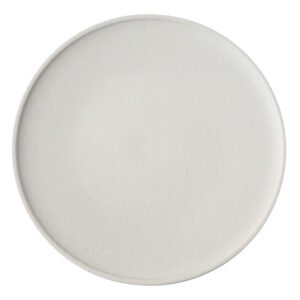 主图_5 Matte Ceramic Dinner Plate White Round Spaghetti Pasta Fruit Dessert Steak Sushi Flat Serving Side Plate Restaurant Tableware