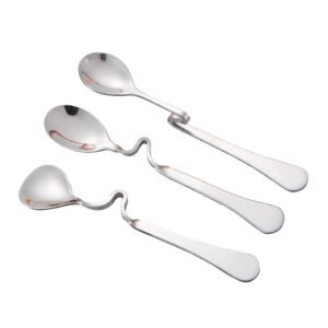主图_5 CJ-0031   S-shaped handle serving cup spoon - made of stainless steel, suitable for coffee spoons, dessert spoons, with creative design, can be hung on the cup wall
