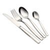 CJ-0032   Wave Handle Stainless Steel Knife, Fork and Spoon Set for Western Cuisine. Wave Thickened Series