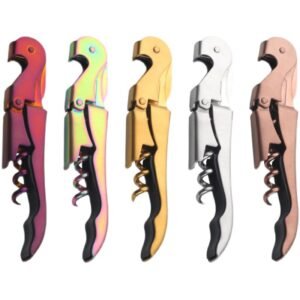 主图_5 Customizable Logo Portable Multifunction Metal Wine Beer Bottle Opener Corkscrew for Wedding Parties Casual Gatherings Kitchen