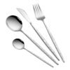 CJ-0003  Our Eco-Friendly Stone Patterned Cutlery Set Pointed Handle Durable Rust-Proof Made of Food-Grade Stainless Steel