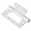304 stainless steel 4-inch white hinge thickened invisible door bedroom bathroom wardrobe hinge hardware