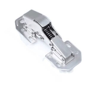 Non-drilled-in concealed mounting hinges, suitable for cabinet doors of household items such as shoe cabinets and cabinets. Equipped with a buffer, they do not require drilling for installation and offer various sizes and material options