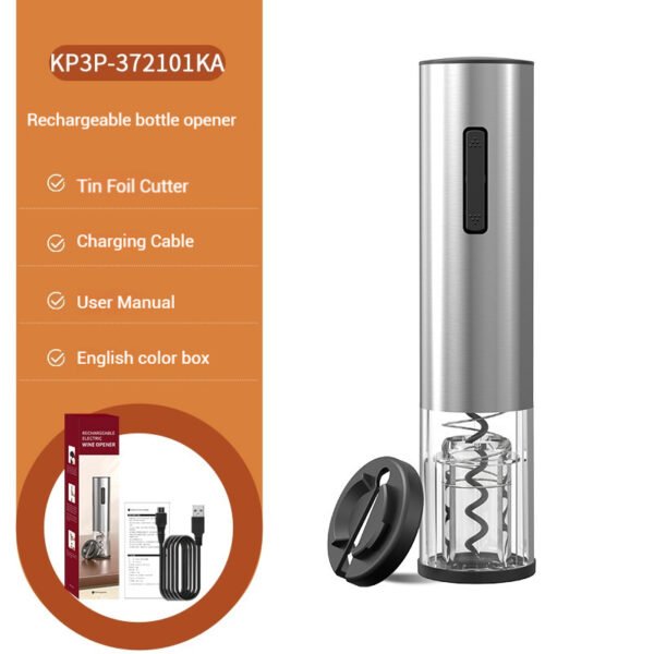 Premium Gift Set Electric Wine Opener Promotional Gift Electric Wine Opener Battery Rechargeable Operated Wine Opener