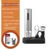 Premium Gift Set Electric Wine Opener Promotional Gift Electric Wine Opener Battery Rechargeable Operated Wine Opener