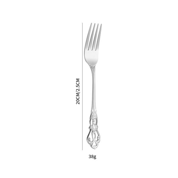CJ-0015   Bulk Gold Titanium Dinner Knife Spoon Fork Cutlery Set Luxury High Quality Stainless Steel