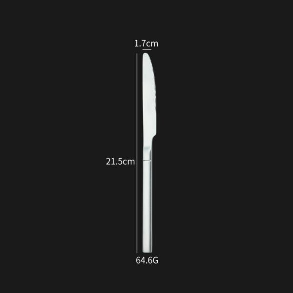CJ-0018   Wholesale Fork Knife and Spoon Silver Besteck Set 4pcs/5pcs Silverware Stainless Steel Flatware Thicken Cutlery Set for Feast